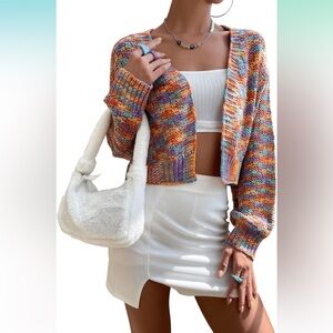 Colorful Knitted Cardigan